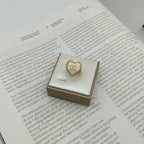 Chanel Ring CC Logo Heart