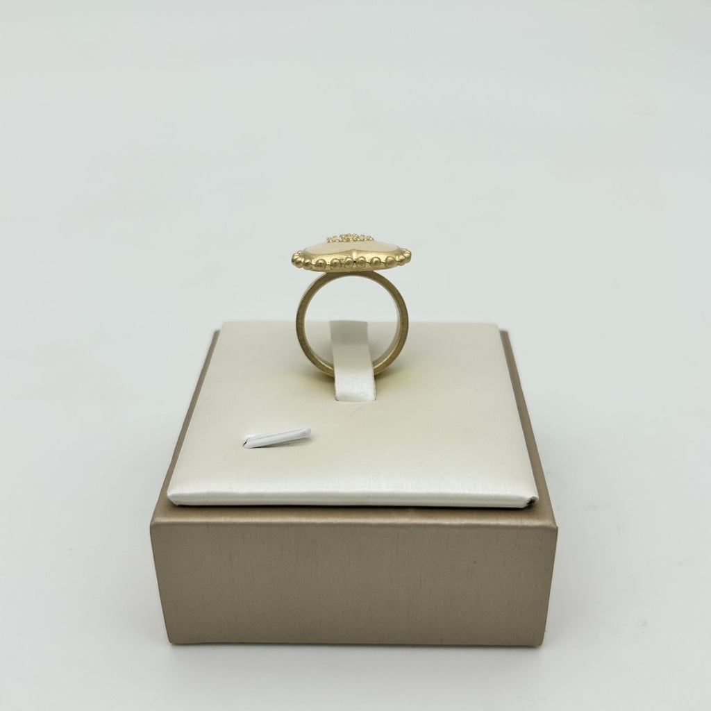 Chanel Ring CC Logo Heart
