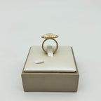 Chanel Ring CC Logo Heart