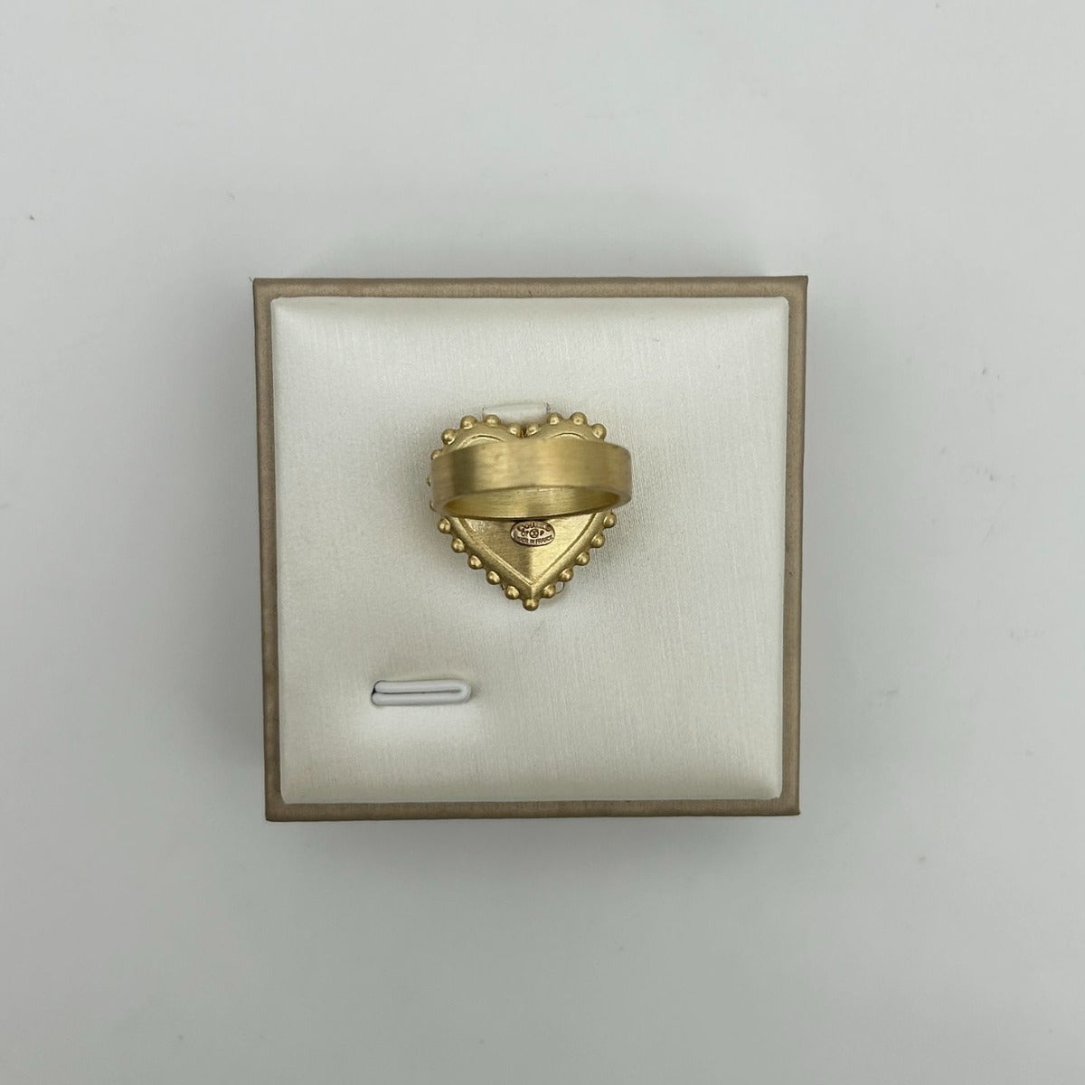 Chanel Ring CC Logo Heart