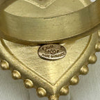 Chanel Ring CC Logo Heart