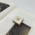 Chanel Ring CC Logo Heart