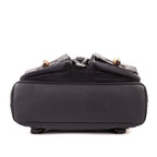 Gucci Rajivanbu Backpack Blue Suede Leather — view 6