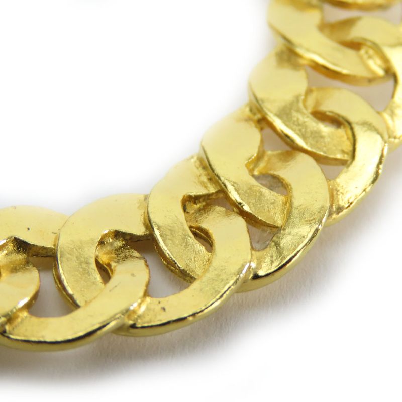 Chanel Coco Mark Metal Gold Plated Hoop Accessories — view 5