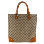 Gucci Tote GG Canvas Brown Handbag