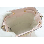 Gucci Jumbo GG Mini Bucket Shoulder Bag Beige Pink Canvas Leather X — view 5