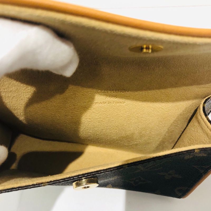 Louis Vuitton Pochette Florentine Monogram Waist Bag Brown Leather — view 9