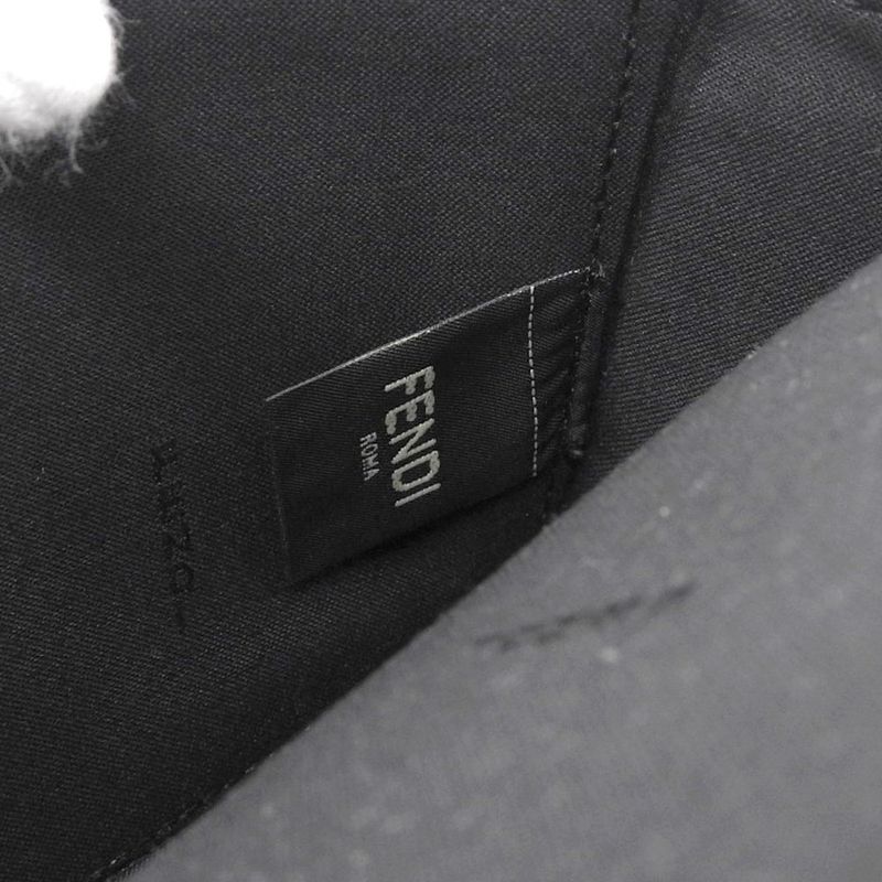 Fendi Chain Shoulder Black Bag — view 8