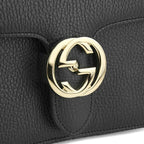 Gucci Shoulder Bag Dollar Calf Black — view 8