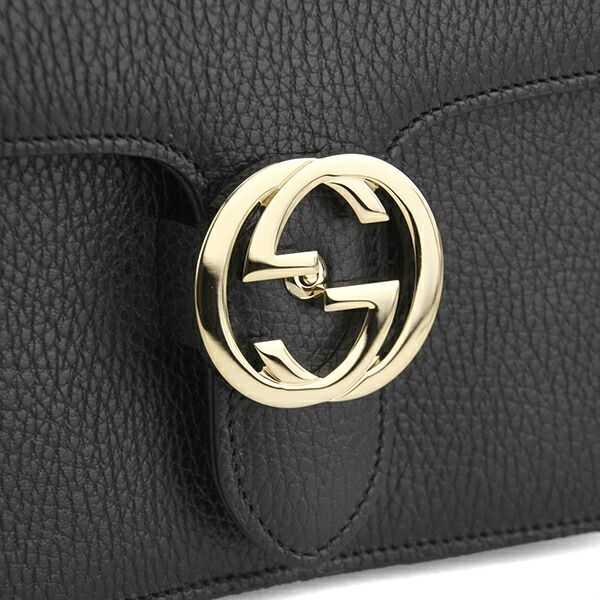Gucci Shoulder Bag Dollar Calf Black — view 8