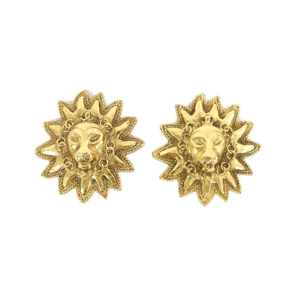 Chanel Vintage Earrings Gold