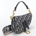 Dior Mini Saddle Shoulder Bag Jacquard