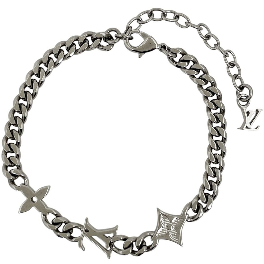 Louis Vuitton Bracelet Monogram Low Metal Silver