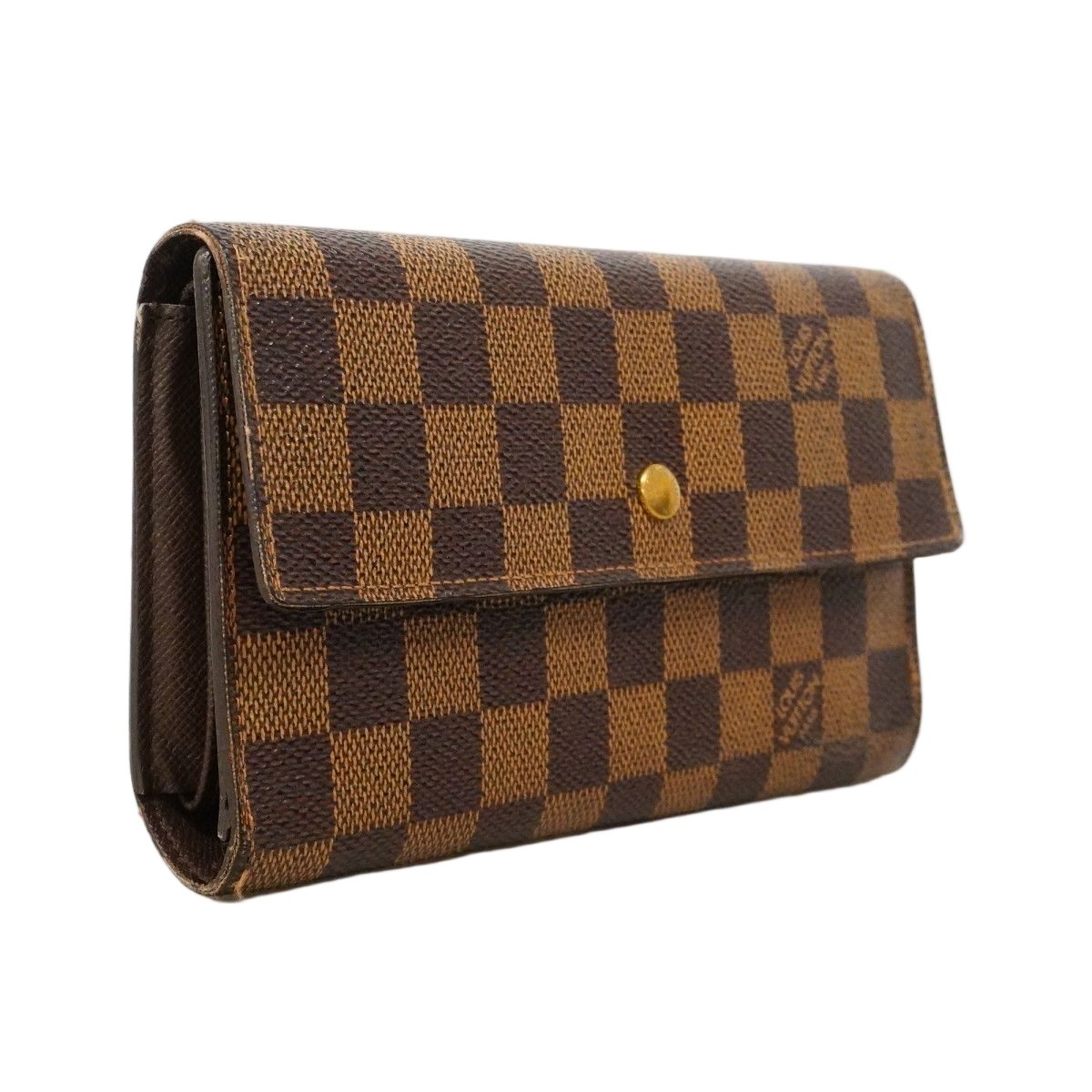 Louis Vuitton Trifold Wallet Damier Porte Tresor International Ebene — view 2