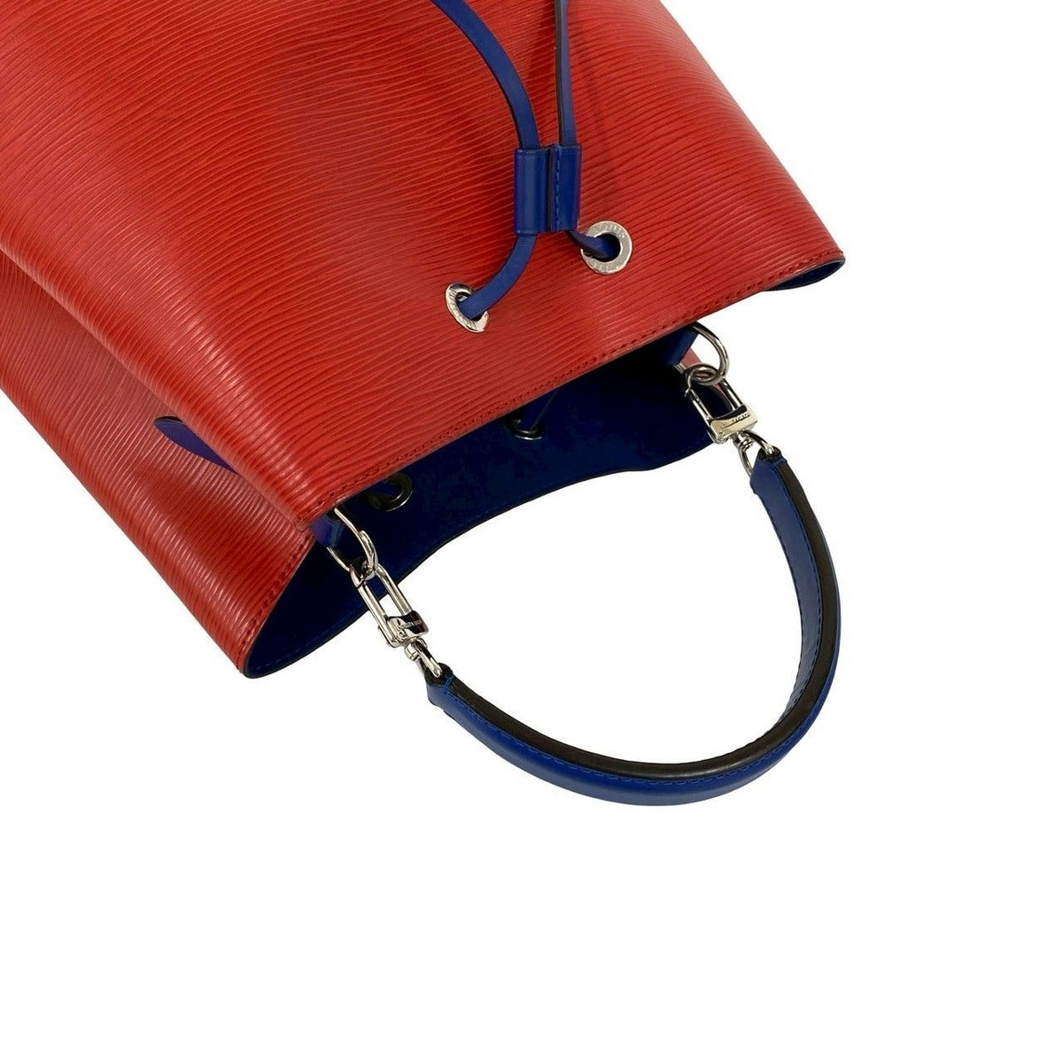 Louis Vuitton Neo Noe MM Epi Leather 2-Way Shoulder Bag Red Blue — view 4