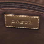 Loewe Shoulder Bag Repeat Anagram White Canvas Leather — view 4