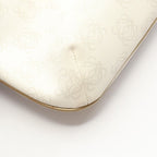 Loewe Shoulder Bag Repeat Anagram White Canvas Leather — view 7