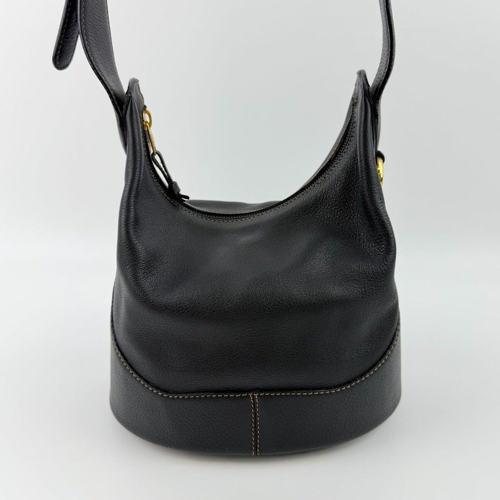 Loewe Shoulder Bag Black Leather Vintage — view 3