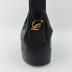 Loewe Shoulder Bag Black Leather Vintage — view 5