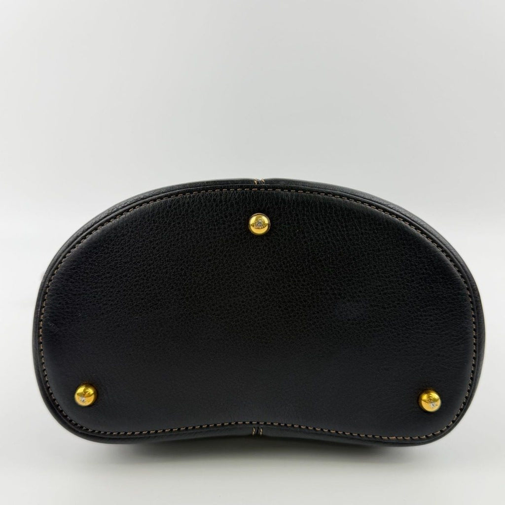 Loewe Shoulder Bag Black Leather Vintage — view 8