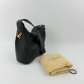 Loewe Shoulder Bag Black Leather Vintage