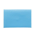 Hermes Card Case Men Brand Calvi Chevre Blue Aztec Business Holder