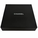 Chanel CC Logo Ribbon Rhinestone Choker Necklace Pink Silver — view 9