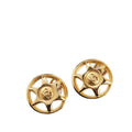Chanel Vintage Coco Mark Star Gold Plated