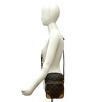 Louis Vuitton Vintage Amazon Monogram Leather Mini Shoulder Bag Pochette Brown — view 2