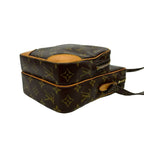 Louis Vuitton Vintage Amazon Monogram Leather Mini Shoulder Bag Pochette Brown — view 8