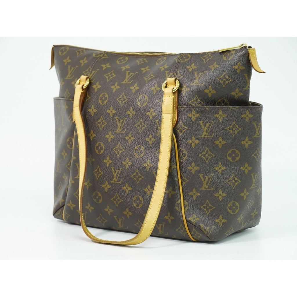 Louis Vuitton LV Totally MM Monogram Tote Shoulder Bag Brown — view 2