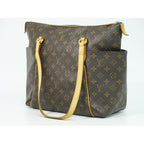 Louis Vuitton LV Totally MM Monogram Tote Shoulder Bag Brown — view 2