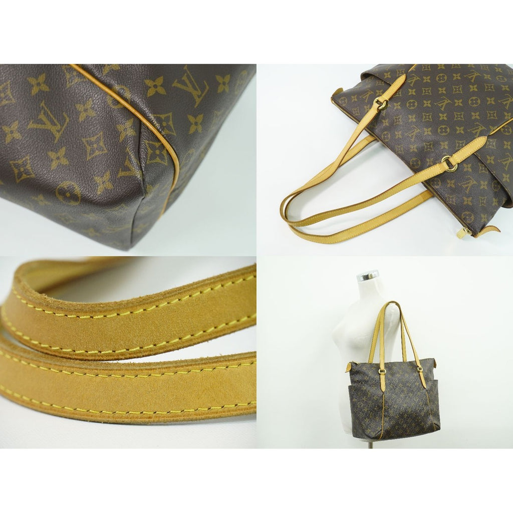 Louis Vuitton LV Totally MM Monogram Tote Shoulder Bag Brown — view 6