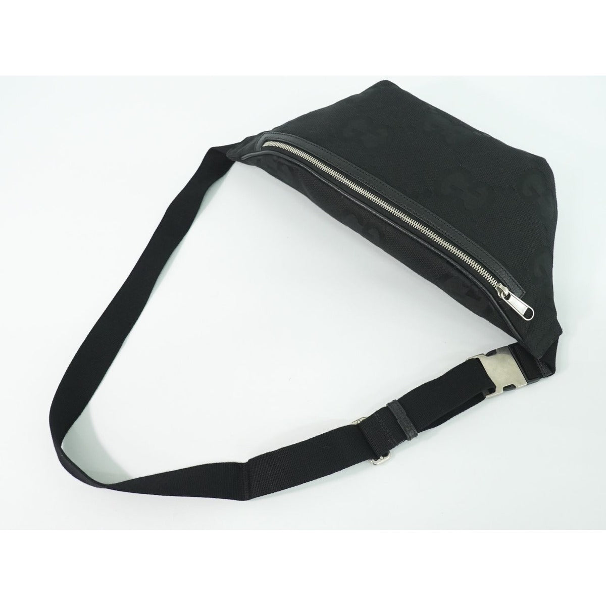 Gucci Jumbo GG Canvas Belt Bag Black — view 4