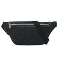 Gucci Jumbo GG Canvas Belt Bag Black
