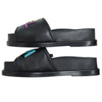 Chanel Multicolor Logo Sandals Black Size 36 C Apparel — view 5