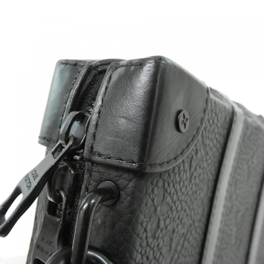 Louis Vuitton Taurillon Monogram Soft Trunk Wallet Shoulder Bag — view 3