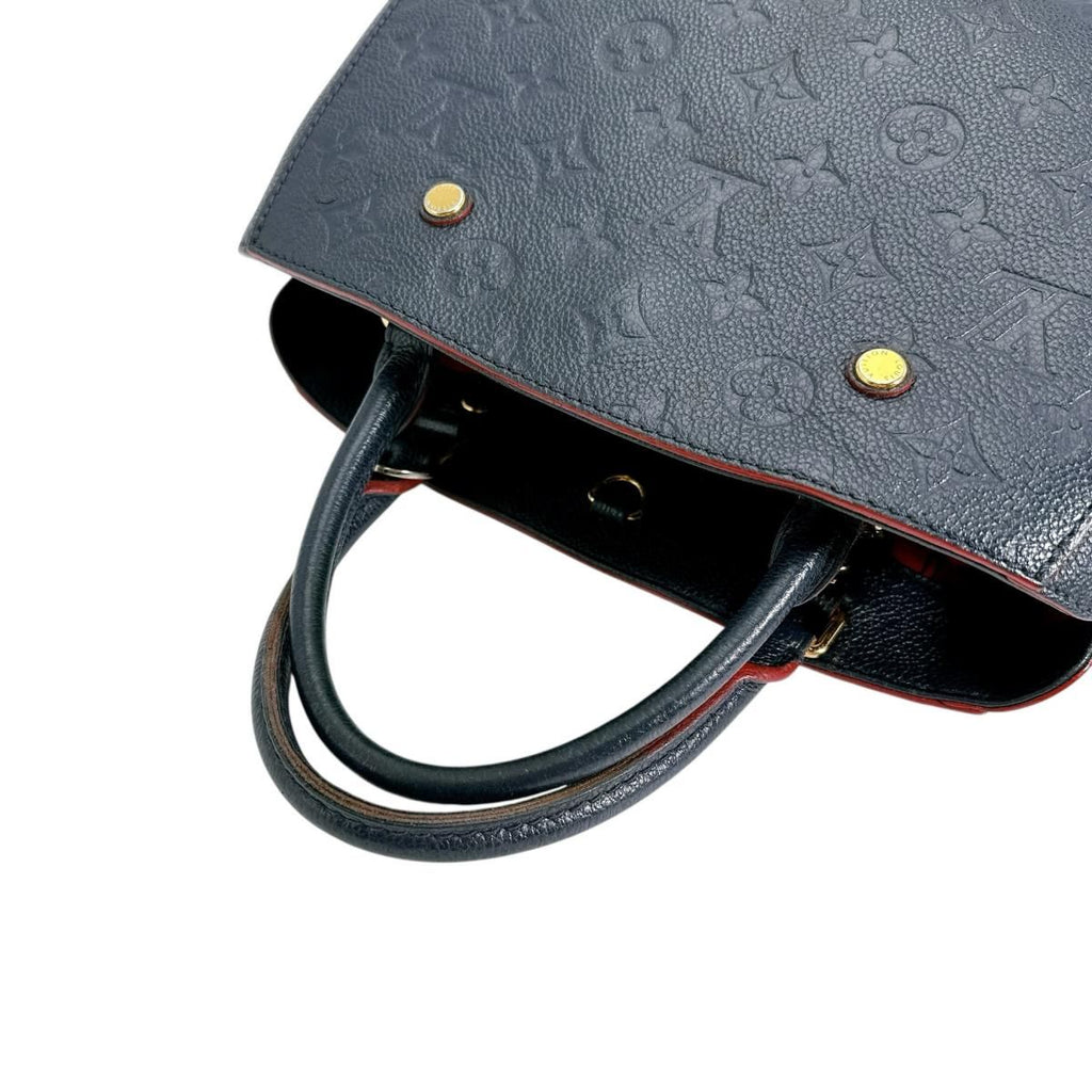 Louis Vuitton Empreinte Montaigne BB Marine Rouge Shoulder Bag — view 8