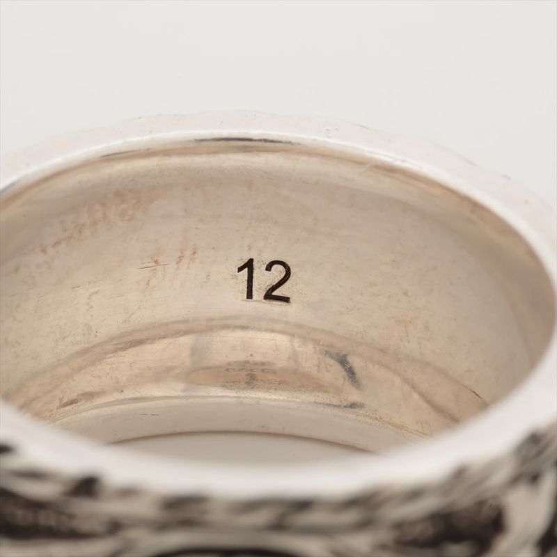 Gucci Taiga Head Arabesque Garden Silver Ring 12 — view 6
