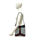 Gucci Vintage Sherry Shoulder Bag Navy X Red — view 2