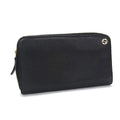 Gucci Long Wallet Interlocking Zip Around Black Leather