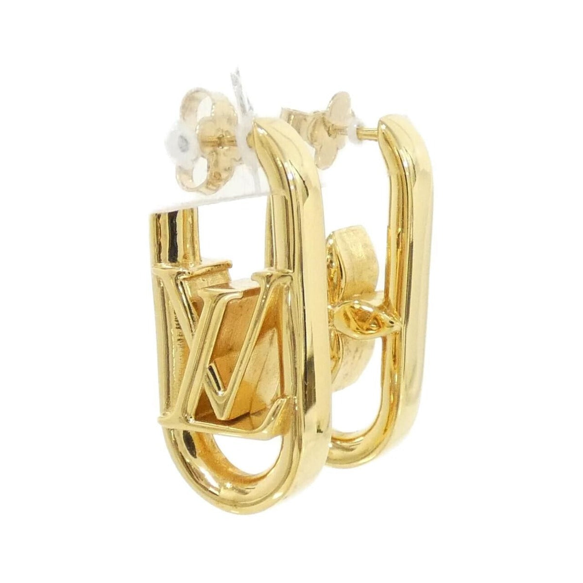 Louis Vuitton Book de Reille Hoop My LV Chain Earrings — view 2