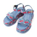 Louis Vuitton Denim Takashi Murakami Cherry Maya Platform Sandals Blue