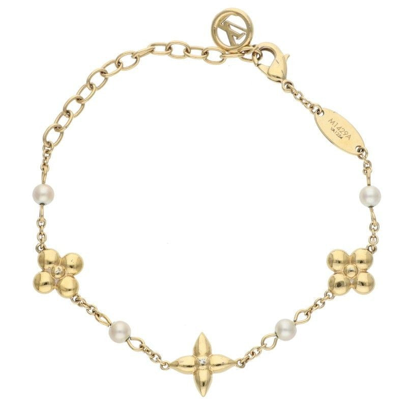 Louis Vuitton M1429 a Louisa Faux Pearl Decoration Bracelet — view 2