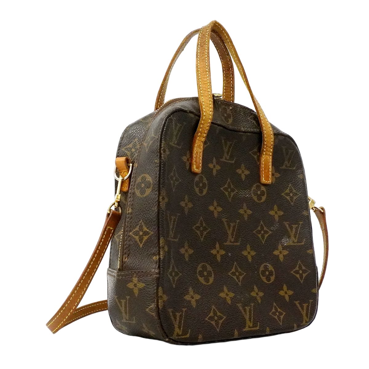 Louis Vuitton Handbag Monogram Spontini Brown 2-Way — view 2