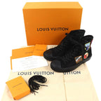 Louis Vuitton Tattoo Line Canvas Suede Alps Emblem High Cut Sneakers — view 2