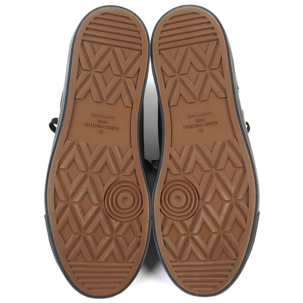 Louis Vuitton Tattoo Line Canvas Suede Alps Emblem High Cut Sneakers — view 8