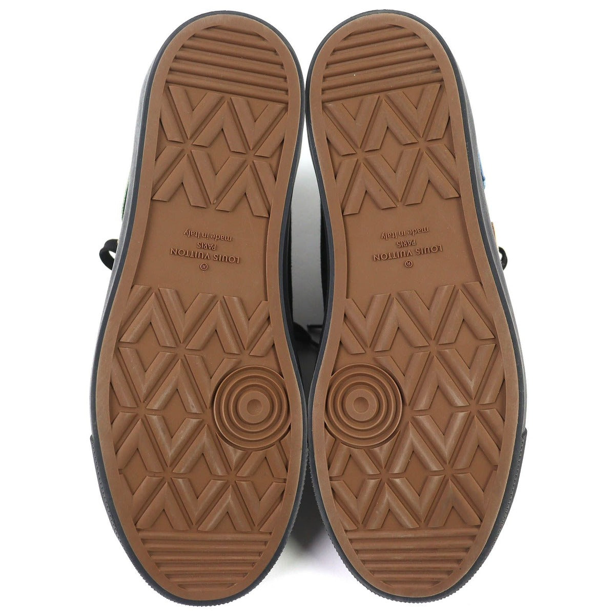 Louis Vuitton Tattoo Line Canvas Suede Alps Emblem High Cut Sneakers — view 8