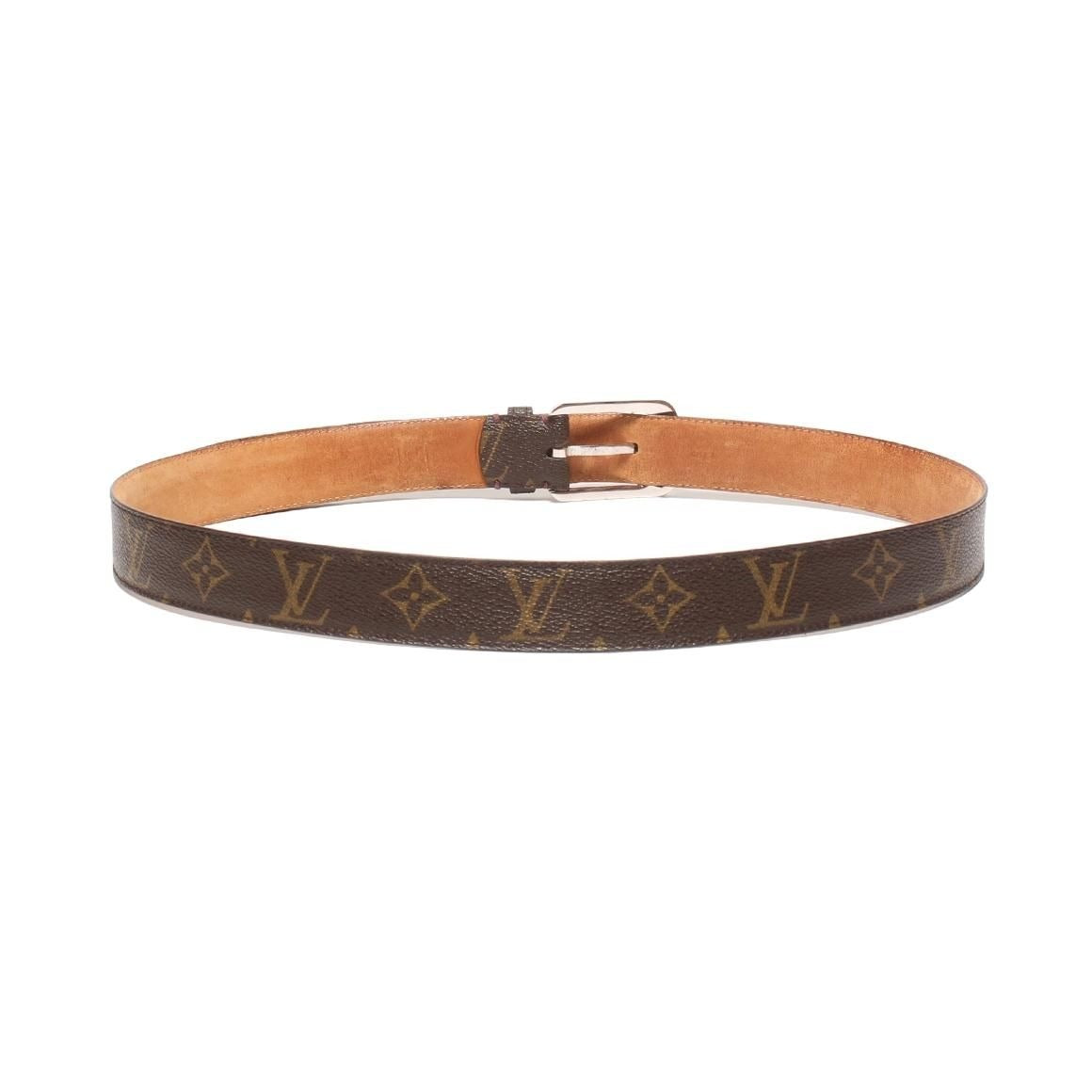Louis Vuitton Belt Ceinture Ellipse Monogram Brown — view 2