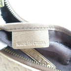 Celine Vintage Half Moon C Macadam Pattern Suede Gold Hardware Mocha Brown — view 6
